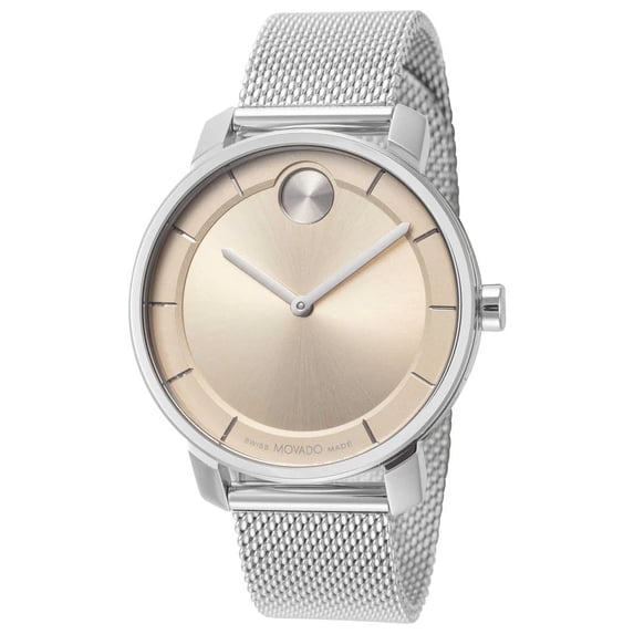 Movado Women's Bold Stainless Steel Mesh Wristwatch, Gold - Walmart.com