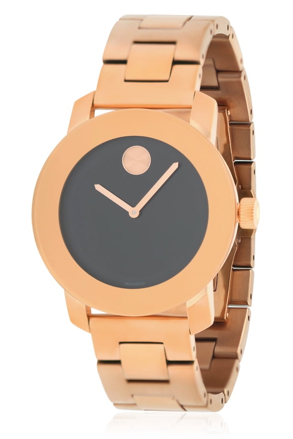 Bold Rose Gold-Tone Unisex Watch