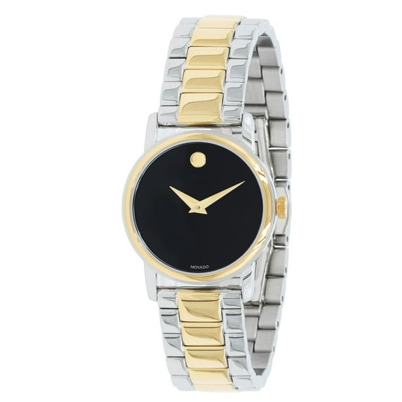 Movado Womens Museum Polished Two-tone Stainless Steel Swiss Watch 2100018