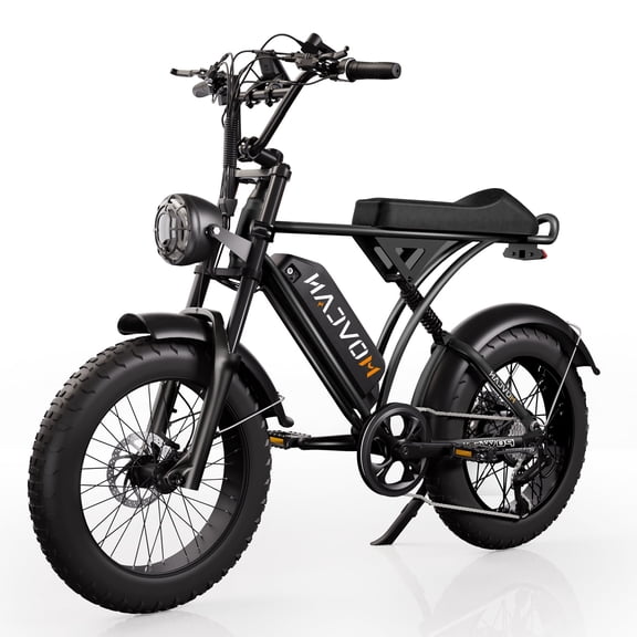 Movcan 20" Fat Tire Electric Bike for Adults, 750W Motor, 48V 18.2Ah Removable Battery, 7-Speed UL2849 E-Bike
