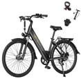 thumbnail image 1 of Movcan 26" Tires Adult Electric Bike, 750W Electric Commuter Bicycle, 48V 13Ah Removable Battery, 7 Speed Front Fork Suspension Mountain Bike UL2849, 1 of 9