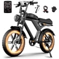 thumbnail image 1 of Movcan V30 Electric Bike for Adults, 750W Motor 28MPH, 48V 15.6Ah, 20" Fat Tire E Mountain Bike,Hydraulic Disc Brakes,Class 3,UL2849, 1 of 10