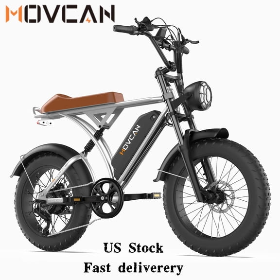 Movcan V60 Pro Motorized Dirt Bike for Adults,1500W Motor,48V 18.2Ah Removable Battery,33 MPH Maximum Speed,20" Fat Tires,Full Suspension,LCD Display
