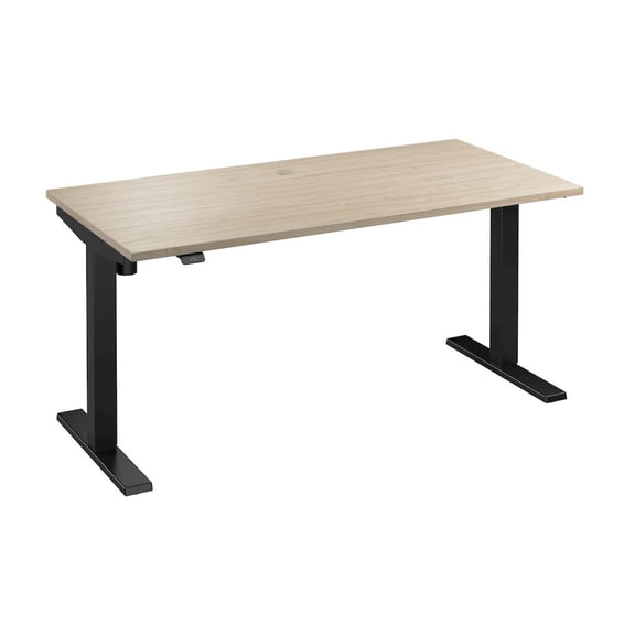 Move 40 Series 60W Adjustable Standing Desk in Natural Elm - Engineered Wood