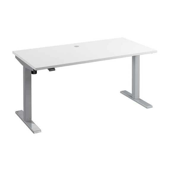 Move 40 Series 60W Height Adjustable Desk in White - Engineered Wood