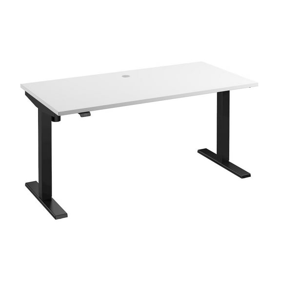 Move 40 Series 60W Adjustable Standing Desk in White - Engineered Wood