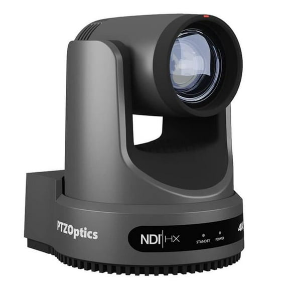 Move 4K NDI-HX PTZ Camera with 12x Optical Zoom, Gray