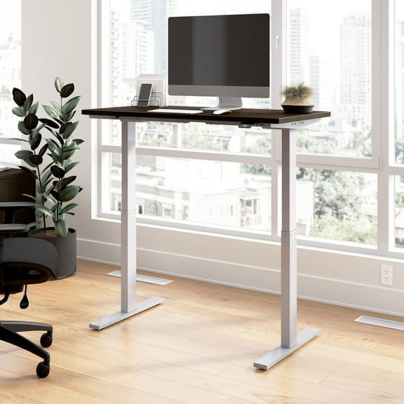 Move 60 Series 48W Adjustable Standing Desk in Mocha Cherry - Engineered Wood