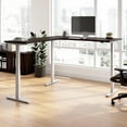 thumbnail image 1 of Move 60 Series 72W L Shaped Standing Desk in Black Walnut - Engineered Wood, 1 of 7