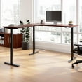 thumbnail image 1 of Move 60 Series 72W L Shaped Standing Desk in Hansen Cherry - Engineered Wood, 1 of 7