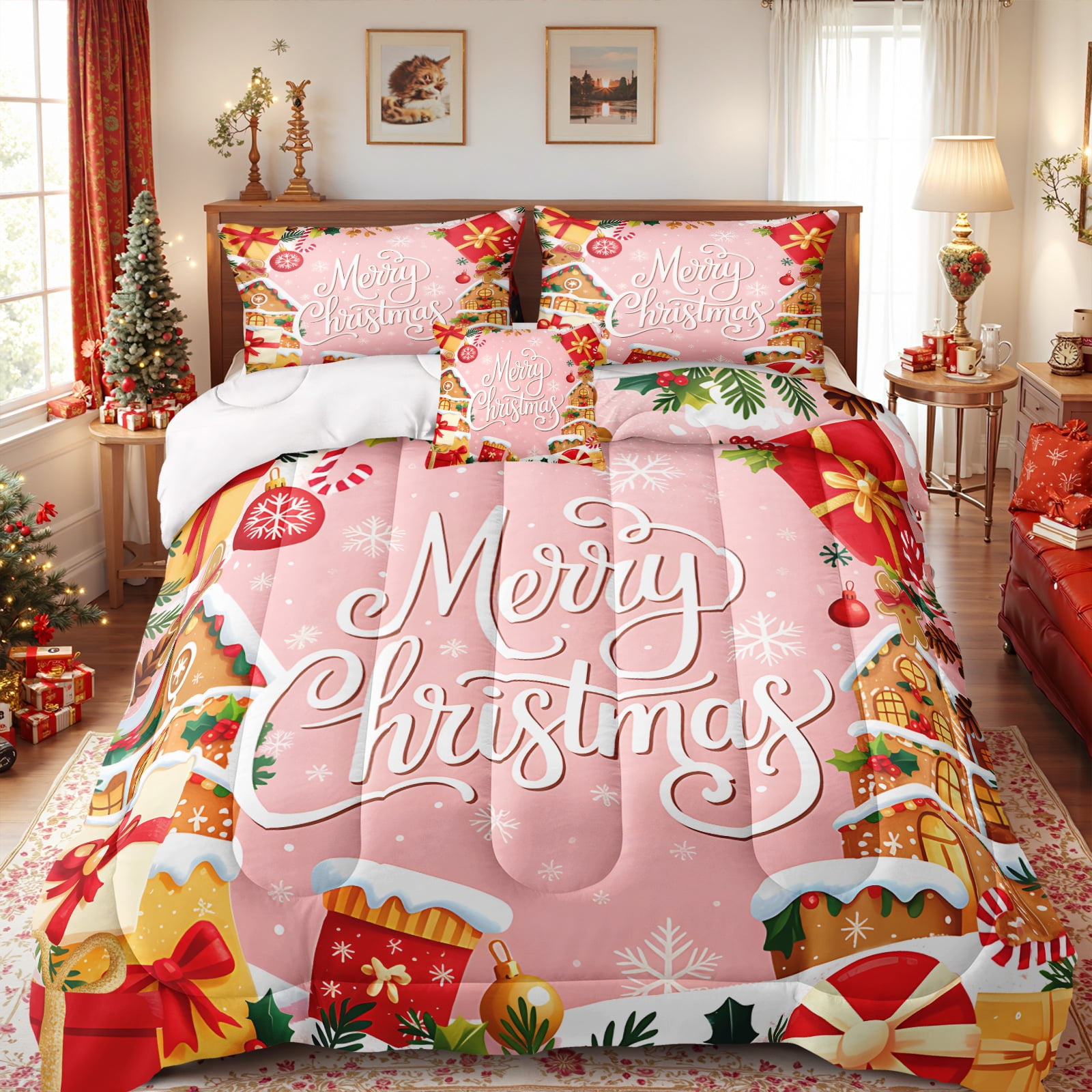 Queen Size Christmas Bedding