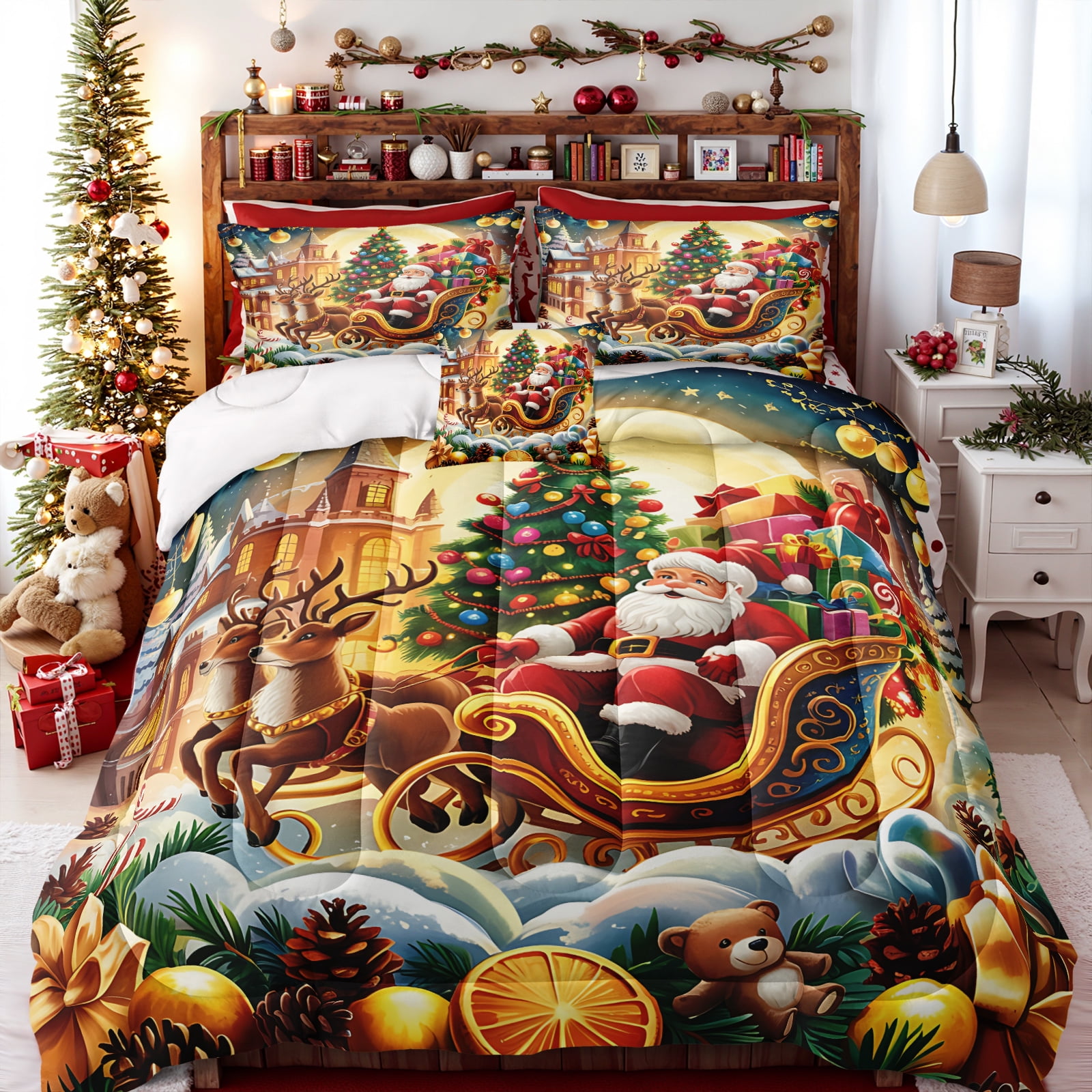 Queen Size Christmas Bedding