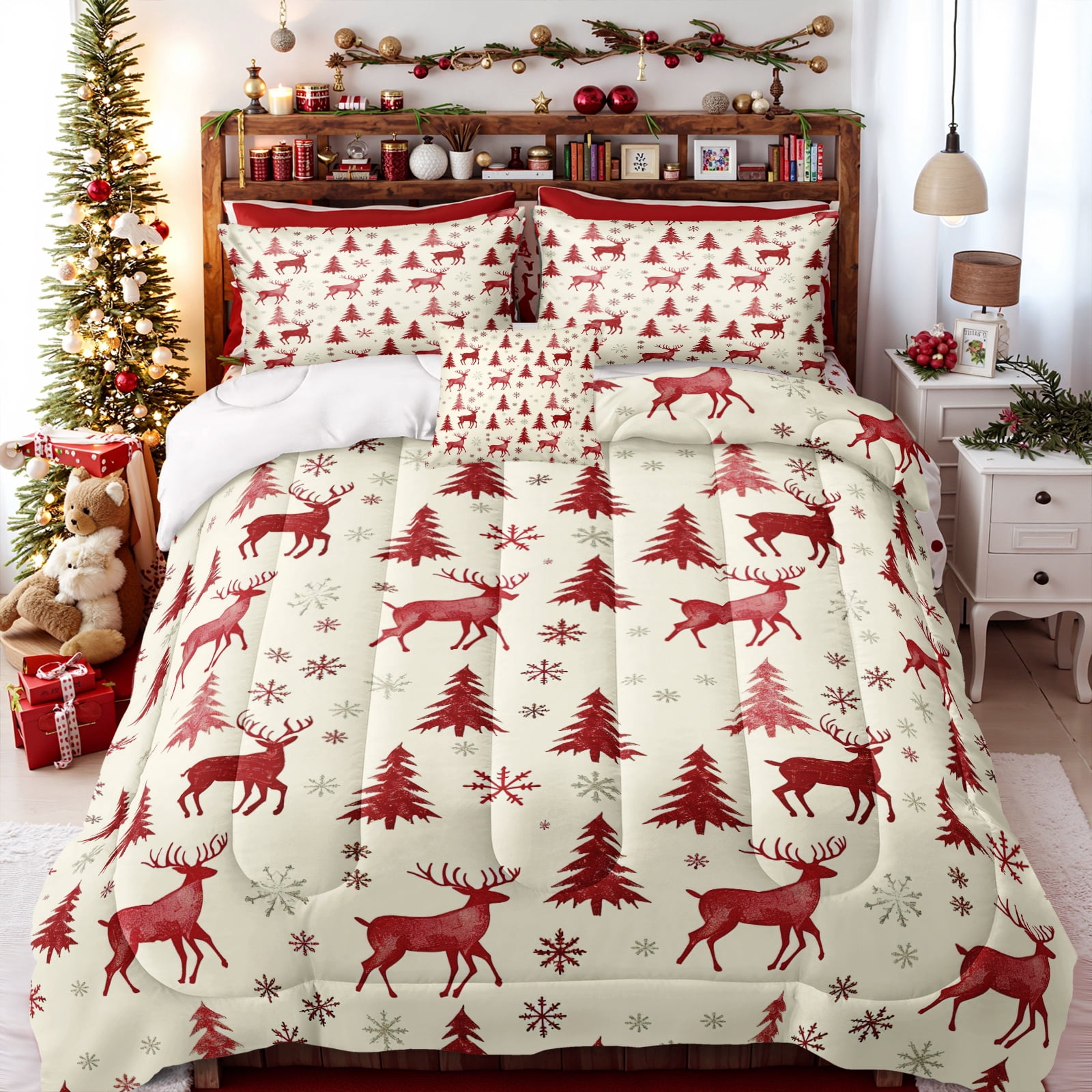 Queen Size Christmas Bedding