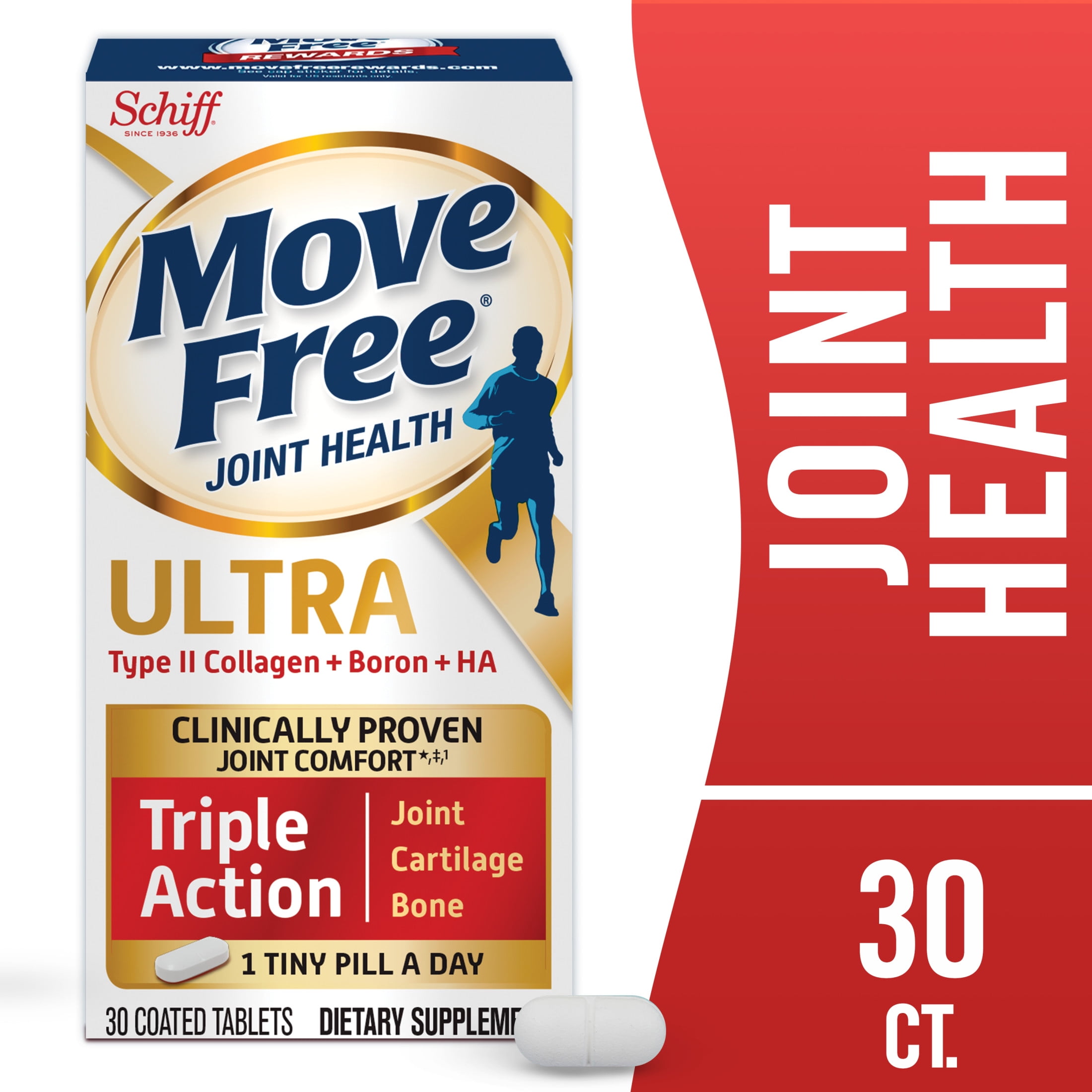 Move Free Ultra Triple Action, 30 tablets Walmart Business Supplies