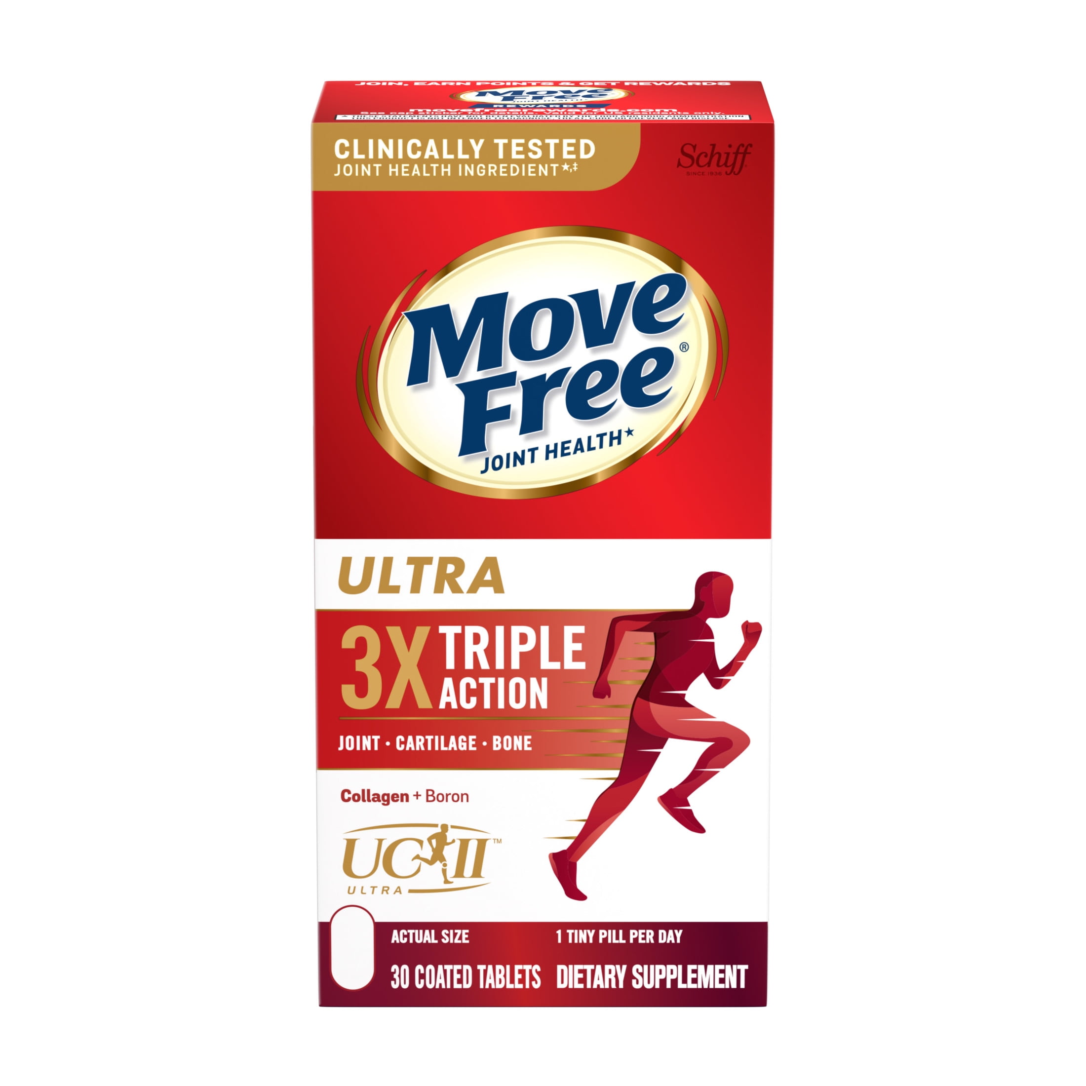 Move Free Ultra Triple Action, 30 tablets - Walmart.com