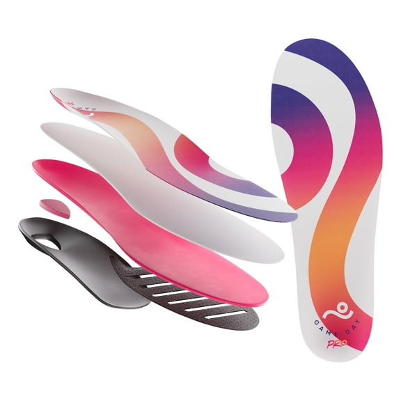 Move Game Day Pro- Ultimate Performance Sports Insoles - High Arch Support