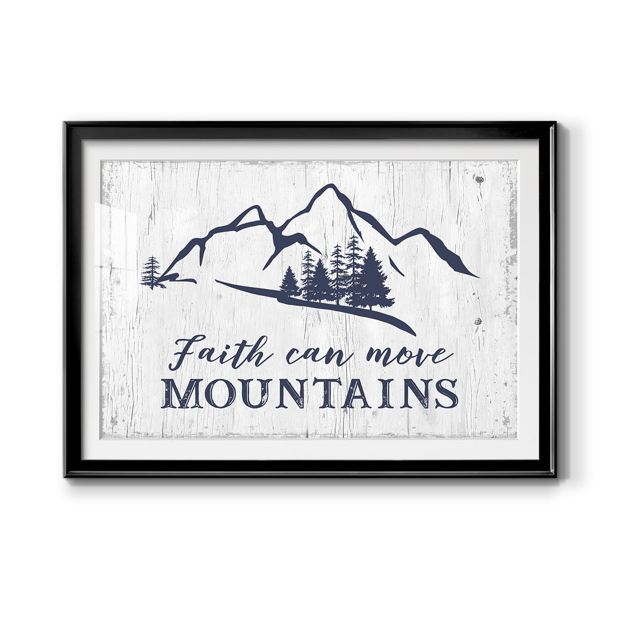 Move Mountains Premium Framed Print - Ready to Hang