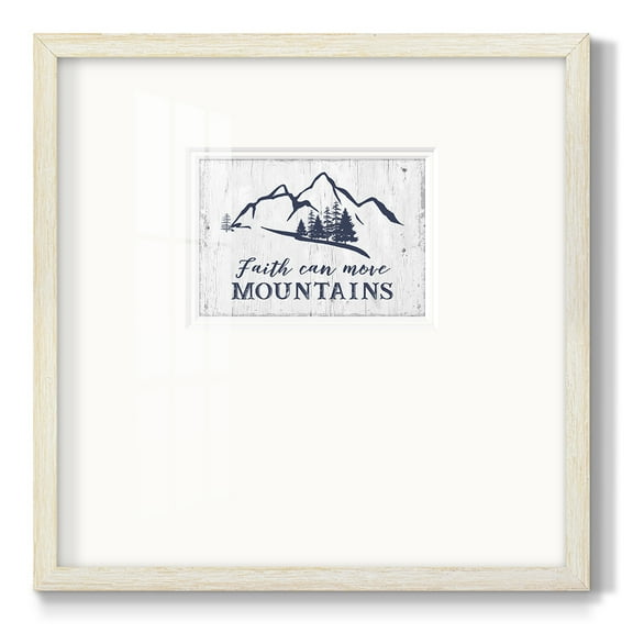 Move MountainsPremium Framed Print