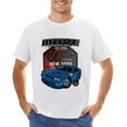 thumbnail image 1 of Move No Freeways New York Cars Men’s Graphic T-shirt Vintage Short Sleeve Sport Tee White 4XL, 1 of 2