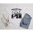 thumbnail image 1 of Move Over Boys Let A Girl Show You How To FISH, Girls Who Fish, Fisherwoman Shirt, Fisherwoman Gift, Gift For Girls Who Fish, Fishing Girls, 1 of 2