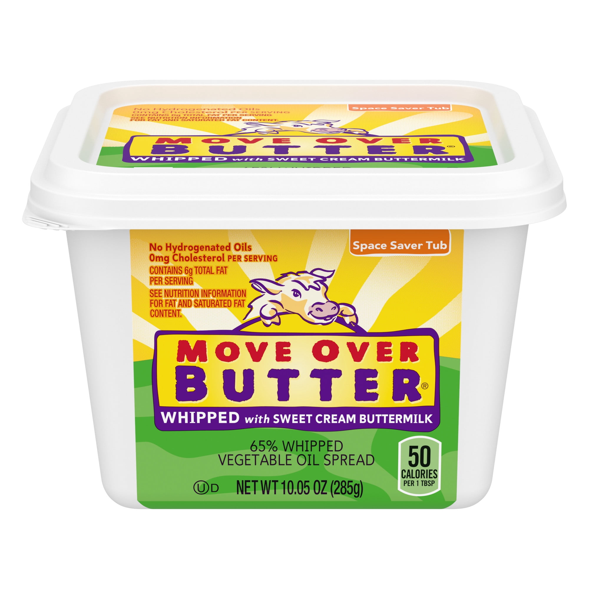 Move Over Butter Sweet Cream Buttermilk Whipped Vegetable Oil Spread, 10.05 oz