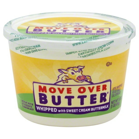 Move Over Butter with Sweet Cream Buttermilk Vegetable Oil Spread, Whipped, 16 Oz.
