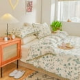 thumbnail image 1 of Move Over Flowers Pom Poms Bedding Sets Queen Ball Fringe Pattern Microfiber Duvet Cover Set No Filling, 1 of 9