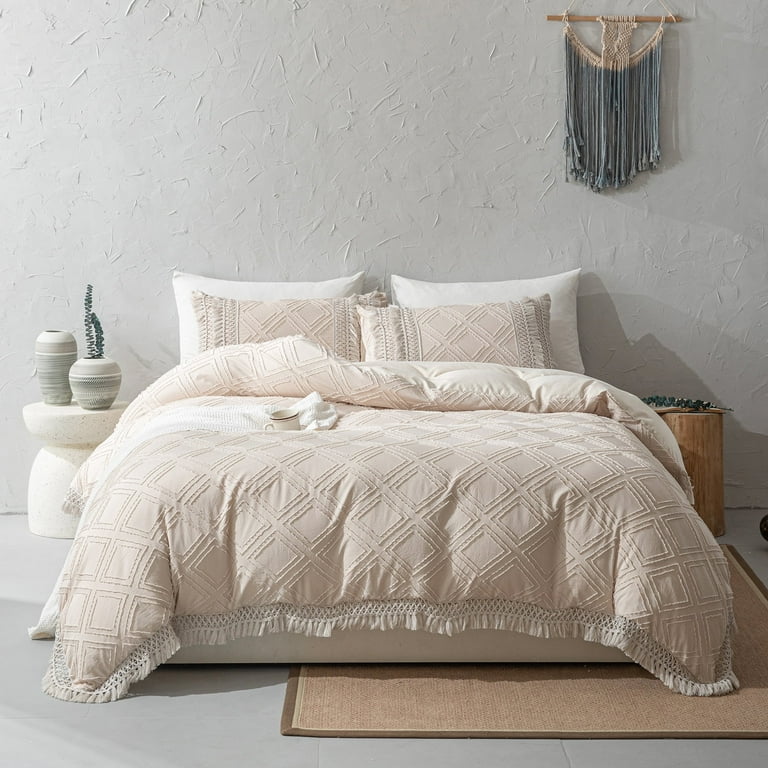 Tassel comforter discount