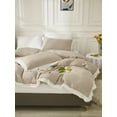 thumbnail image 1 of Move Over Taupe Lace Bedding Sets Twin Boho Chic Duvet Cover Set Washed Microfiber Lace Pattern No Filling, 1 of 8