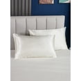 thumbnail image 1 of Move Over Taupe Satin Pillowcases Queen, Silk like Satin Pillow Cover Set of 2, Silky Microfiber Solid Pattern, 2 Pack, 1 of 7