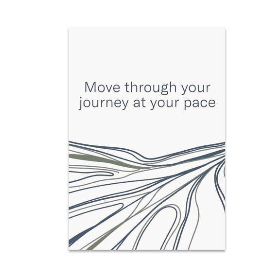 Move Through Your Journey at Your Pace - Home Decor Enthusiast - 13x19 Poster Print