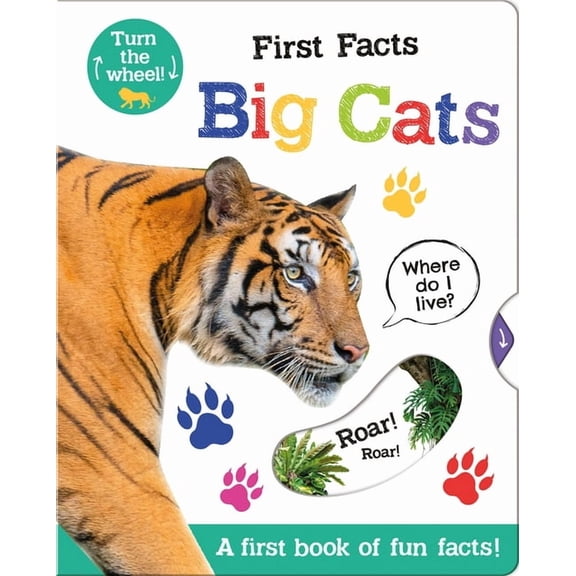 Move Turn Learn (Turn-The-Wheel Books) First Facts Big Cats, (Hardcover)