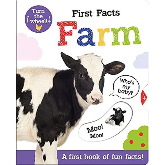 Pre-Owned Move Turn Learn (Turn-The-Wheel Books) First Facts Farm, (Hardcover)