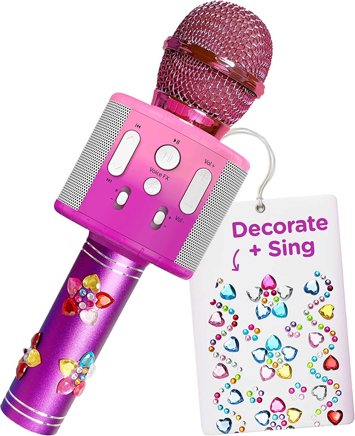 Kakutoy Kids Karaoke Machine for Boys with 2 Microphones Portable Toddler  Singing Toy Children Karaoke Speaker for Birthday Festival Gift