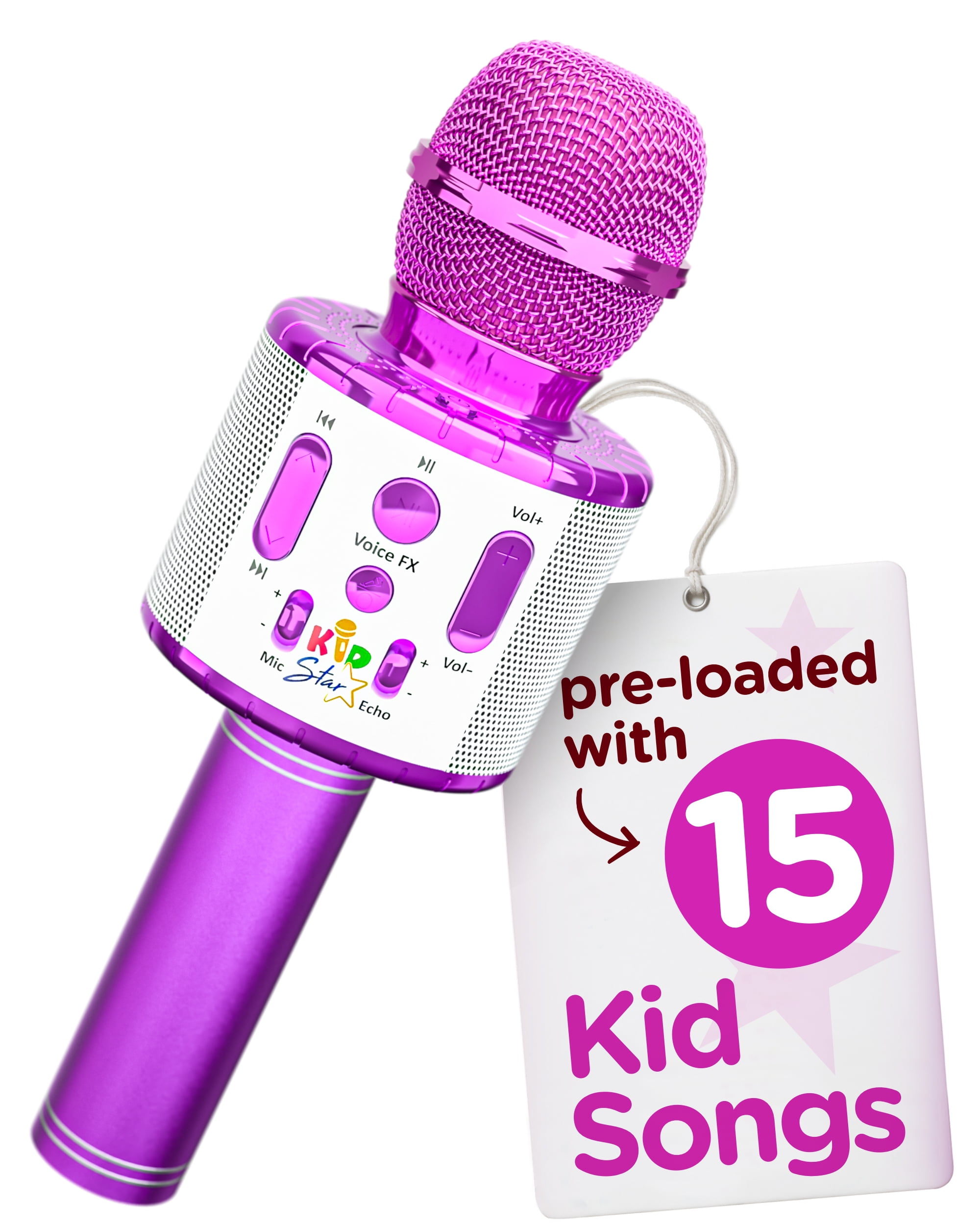 Toy Time Kids Karaoke Machine With Microphone