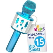 Move2Play, Kids Karaoke Microphone | Includes Bluetooth & 15 Pre-Loaded Nursery Rhymes | Birthday Gift for Girls, Boys & Toddlers | Girls Toy Ages 2, 3, 4-5, 6+ Years Old