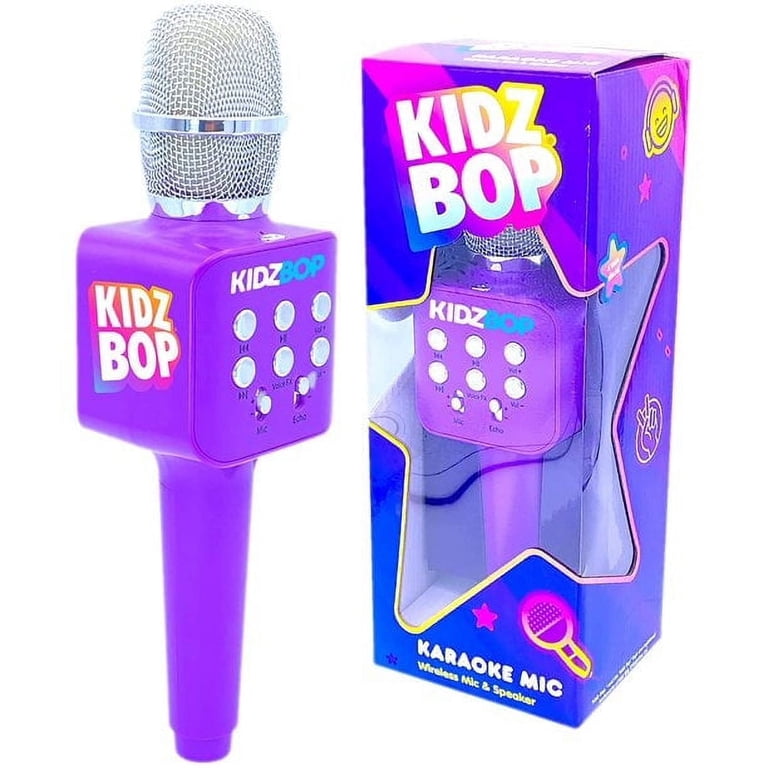 Move2Play Kidz Bop Karaoke Bluetooth Microphone, Wireless, 4+