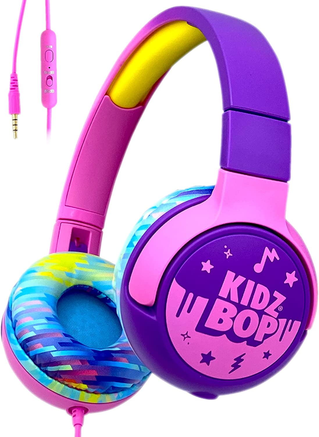 Move2Play Kidz Bop Wired Headphones | Adjustable & Foldable