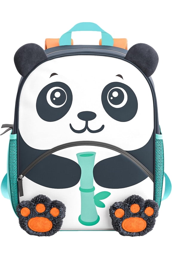 , Panda Toddler Backpack | Toddler Size | Preschool Backpack For Kids | Kindergarten School Book Bag | Small, Little, Mini Size | Boys & Girls Ages 2-4 Year Olds