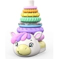 thumbnail image 1 of Move2Play, Unicorn Stacking Toy, Includes 7 Unique Rings, Montessori Development, Baby Toy, Gift for 1 Year Old Boys & Girls, Ages 0-6+, 9, 10, 12, 18+ Months, 1 of 6