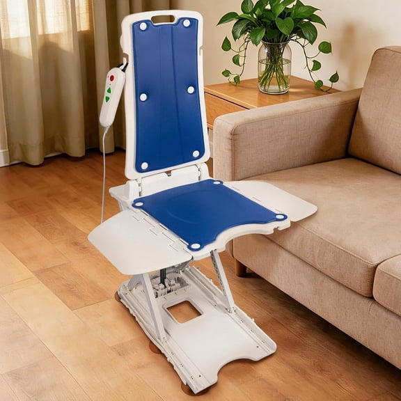 MoveCatcher Electric Chair Lift - Floor Lift for Elderly Falls, IPX8 Waterproof Bath Lift, Support Up to 308 LBS, Chair Lift Assist Devices for Seniors, Suitable for Bathtub, Bathroom