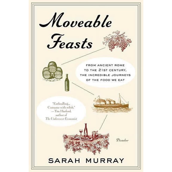 Moveable Feasts : From Ancient Rome to the 21st Century, the Incredible Journeys of the Food We Eat (Paperback)