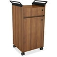thumbnail image 1 of Moveable Laminate Mobile Storage Cabinet, Walnut - Small, 1 of 1