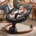 thumbnail image 1 of MoveEase Electric Baby Swing for Infants, 5 Motion Speeds, Remote Control, Compact Foldable Design, Black, 1 of 5