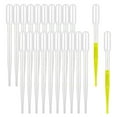 thumbnail image 1 of 100PCS 3ml Disposable Plastic Transfer Pipettes - Calibrated Graduated Droppers, Food Grade Soft Pliable for Science Laboratory & DIY Crafts, 1 of 7
