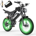 thumbnail image 1 of Moveloop Ebike for Adults, 750W Motor, 20"x4" Fat Tire Electric Bike, Max 70 Miles Range, 48V/15.6Ah Mountain 28MPH E-Bike, Full Suspension, NFC Unlock, 1 of 9
