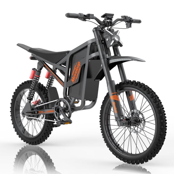 Moveloop Electric Bikes for Adults, 3000W Peak 35MPH Dirt Ebike, 48V 22.4AH Battery, 19" Off-Road Tire Electric Mountain Bike, UL2849, NFC Unlock