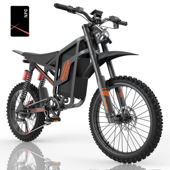 Moveloop S800 Electric Bike for Adults 3000W Motor Ebike, 19"x 3.0" Fat Tire Electric Bicycle, 48V 22.4AH Mountain Bike UL2849