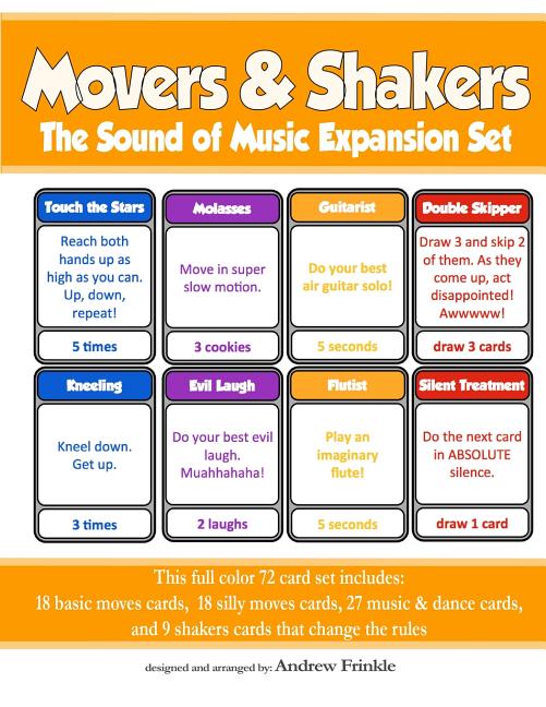 Movers & Shakers Brain Breaks Card Game: Movers & Shakers : The Sound ...