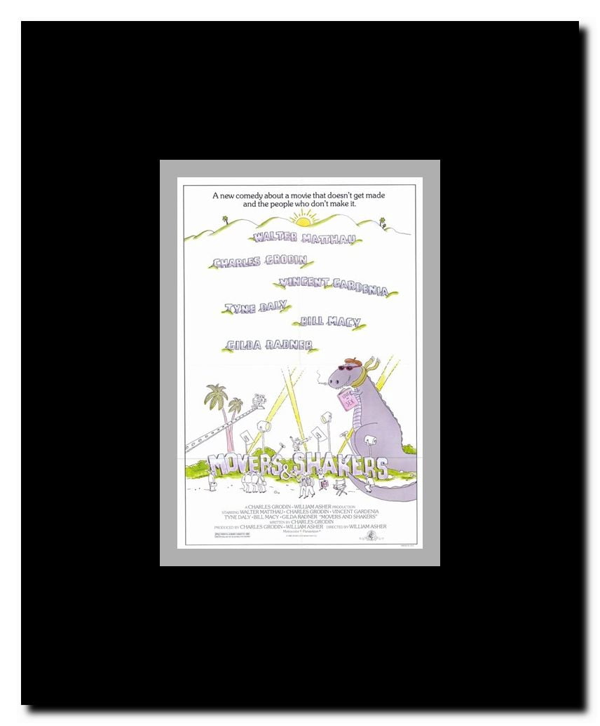 Movers and Shakers Framed Movie Poster